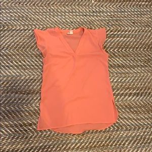 Coral blouse